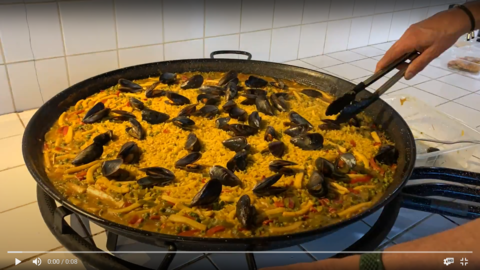 Préparation paella